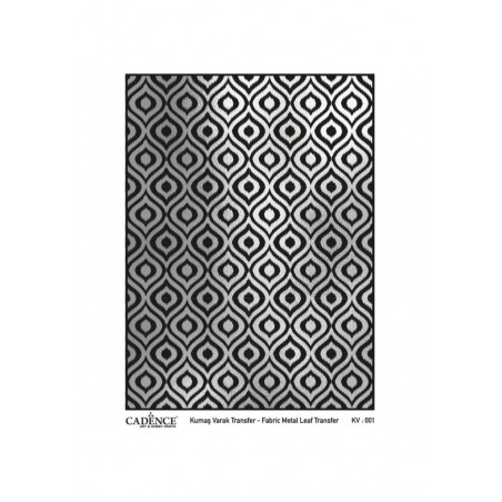 Transfer για ύφασμα metal leaf 30x42 χρυσό CADENCE KV001G