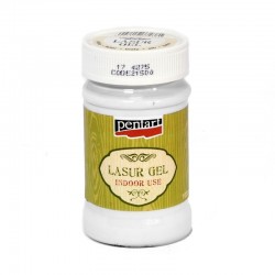 Lasur gel Pentart 100 ml  white 21500