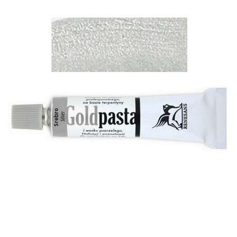 Πατίνα σωληνάριο Goldpasta Silver  20ml Renesans 17674