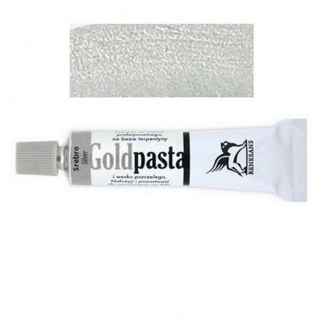 Πατίνα σωληνάριο Goldpasta Silver  20ml Renesans 17674