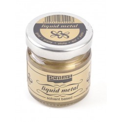Φύλλο χρυσού Yγρό Pentart Liquid metal 30ml – Gold 3493