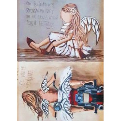 Ριζόχαρτο αυτοκόλλητο decoupage TELA 42 X 31 TT-191
