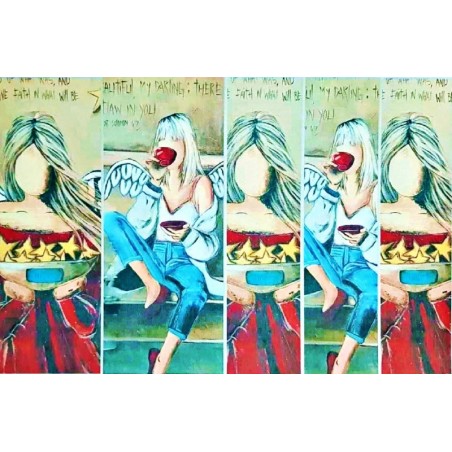 Ριζόχαρτο αυτοκόλλητο decoupage TELA 42 X 31 TT-191