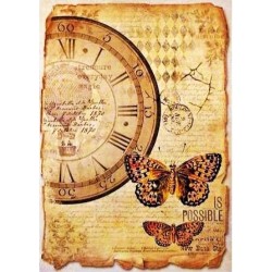 Ριζόχαρτο αυτοκόλλητο decoupage TELA 42 X 31 TT-191