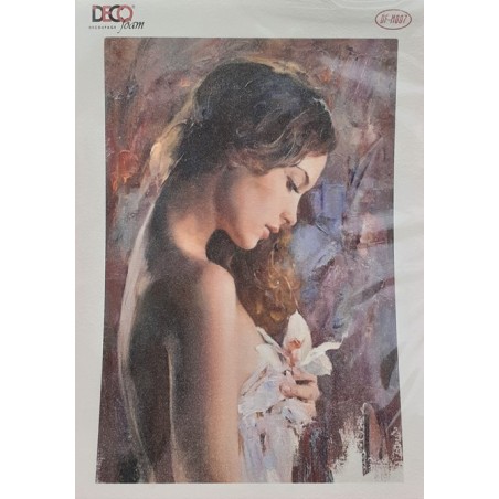 Ριζόχαρτο αυτοκόλλητο decoupage TELA 42 X 31 TT-191