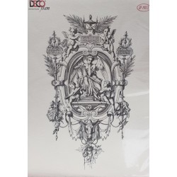 Ριζόχαρτο αυτοκόλλητο decoupage TELA 42 X 31 TT-191