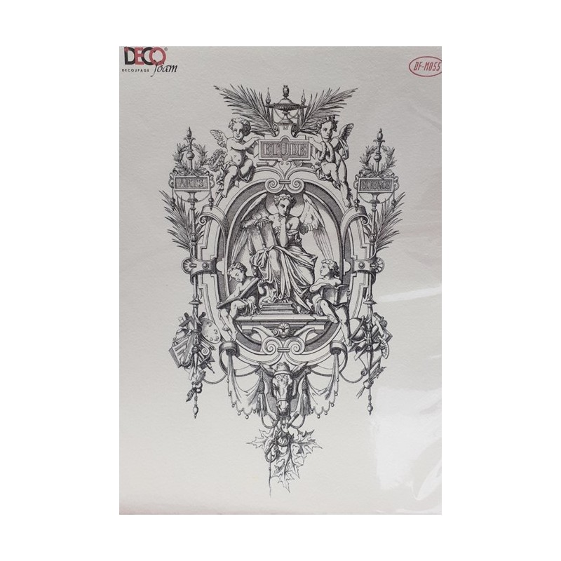 Ριζόχαρτο αυτοκόλλητο decoupage TELA 42 X 31 TT-191