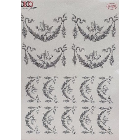 Ριζόχαρτο αυτοκόλλητο decoupage TELA 42 X 31 TT-191