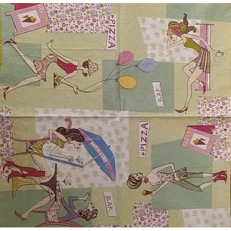 Χαρτοπετσέτα για decoupage 33x33 ihr 403820