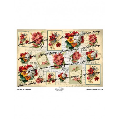 Ριζόχαρτο Decoupage  Artistic Design A3 MR-444