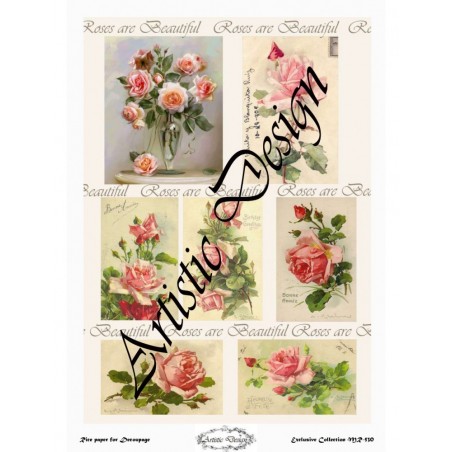 Ριζόχαρτο Decoupage  Artistic Design A3 MR-530