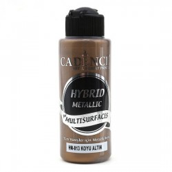 Χρώμα υβριδικό μεταλλικό 120ml CADENCE \"dark gold\" HM-813
