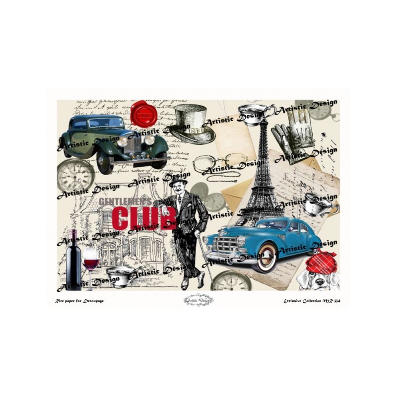 Ριζόχαρτο Decoupage  Artistic Design A3 MR-334