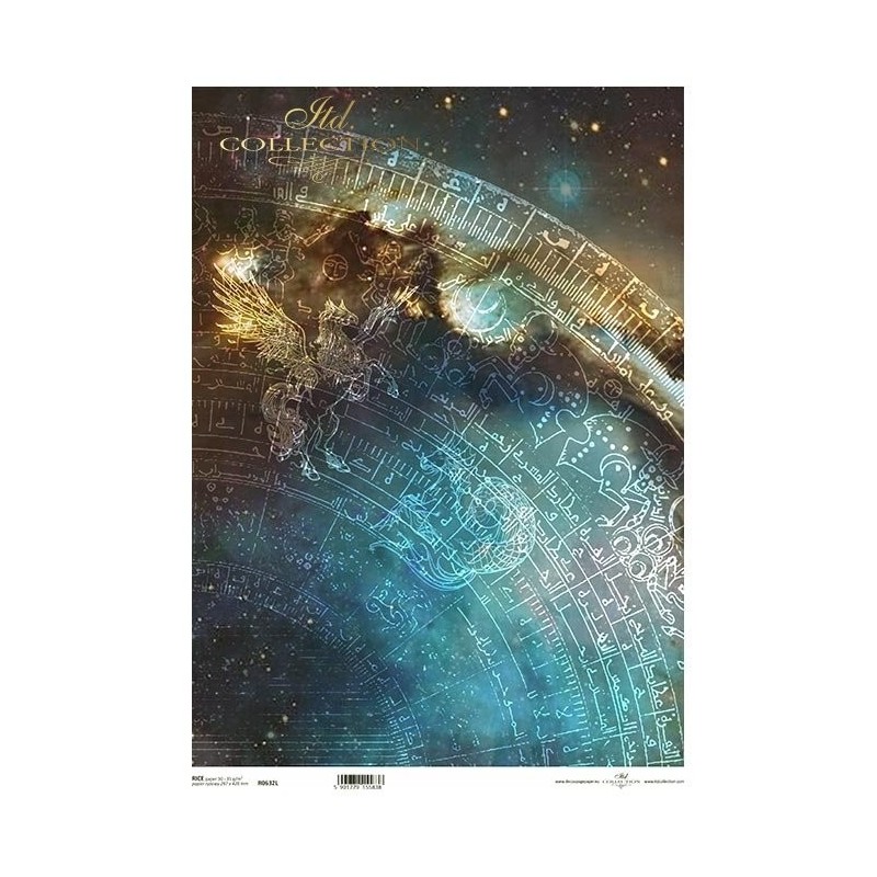 Ριζόχαρτο decoupage ITD 29,5 X 42 R0095L