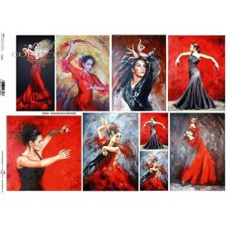 Ριζόχαρτο decoupage ITD 29,5 X 42 R0095L