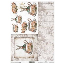 Ριζόχαρτο decoupage ITD 21x30 R0628