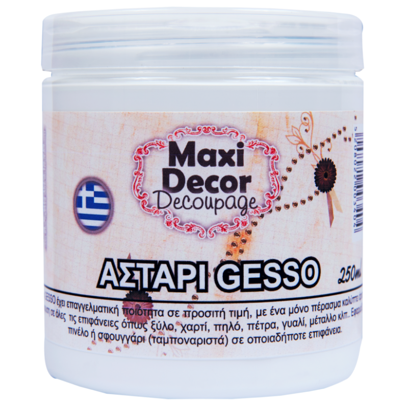 Αστάρι GESSO διάφανο MAXI DECOR 250ml 1042