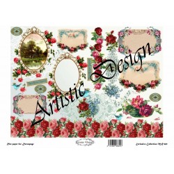 Ριζόχαρτο Decoupage  Artistic Design A3 MR-651