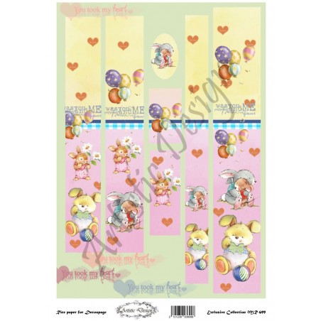 Ριζόχαρτο Decoupage  Artistic Design A3 MR-699
