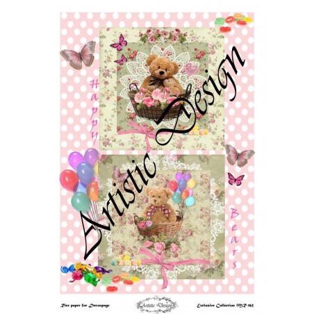 Ριζόχαρτο Decoupage  Artistic Design A3 MR-162