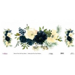 Ριζόχαρτο 30*68 εκ watercolor λουλούδια Cadence  WFCR014-30