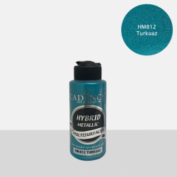 Χρώμα υβριδικό μεταλλικό 120ml CADENCE \"turquoise \" HM-812