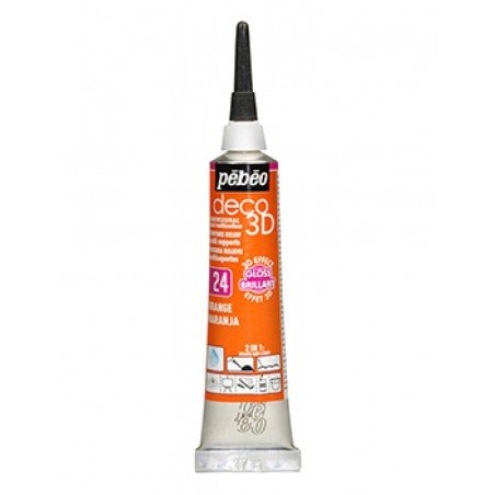 Περίγραμμα DECO 3D 20ml PEBEO πορτοκαλί  561248