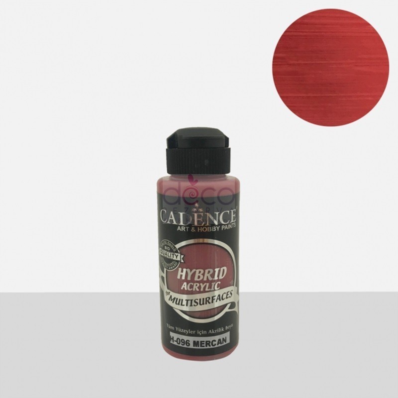 Χρώμα υβριδικό ακρυλικό 120ml CADENCE \"anthrachite black\" H-091