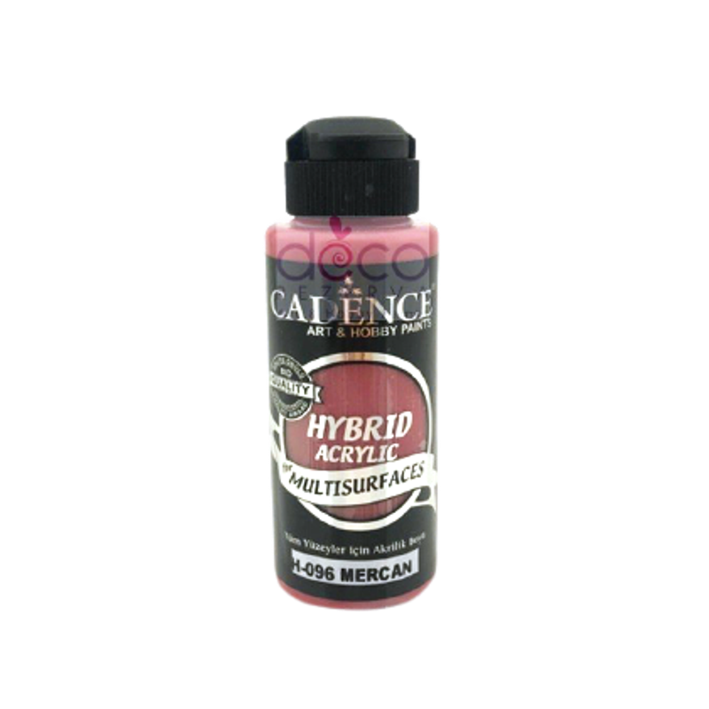 Χρώμα υβριδικό ακρυλικό 120ml CADENCE \"anthrachite black\" H-091