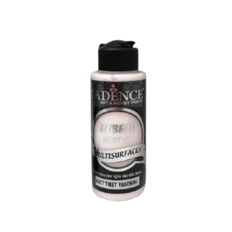 Χρώμα υβριδικό ακρυλικό 120ml CADENCE \"anthrachite black\" H-091