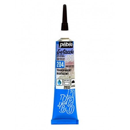 Περίγραμμα setacolor 3D PEBEO 20ml διάφανο ιριδίζον 557204