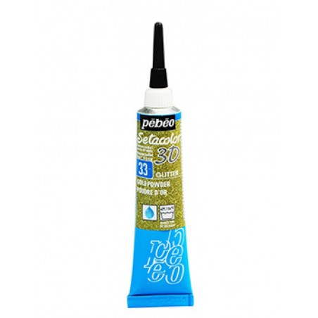 Περίγραμμα setacolor 3D PEBEO 20ml χρυσό glitter 557033