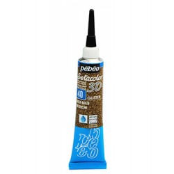Περίγραμμα setacolor 3D PEBEO 20ml rich gold glitter 557040 2