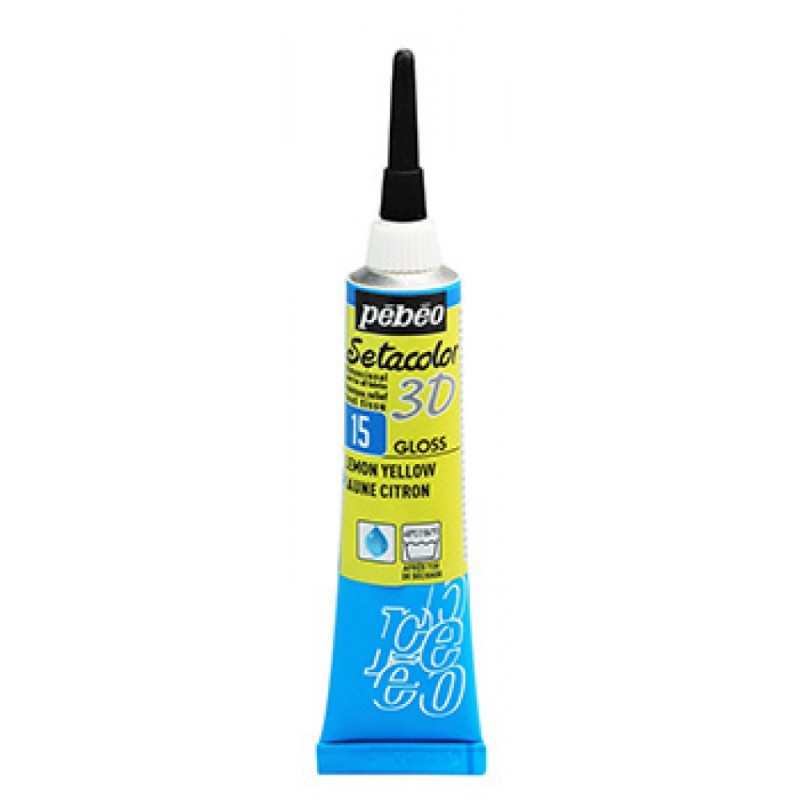 Περίγραμμα setacolor 3D PEBEO 20ml lemon yellow  557015