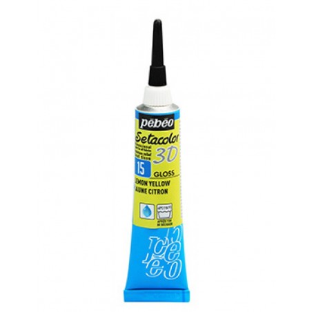 Περίγραμμα setacolor 3D PEBEO 20ml lemon yellow  557015
