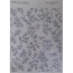Transfer  glitter  ασημί 25χ35εκ. S52