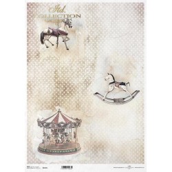 Ριζόχαρτο decoupage ITD 29,5 X 42 R0095L