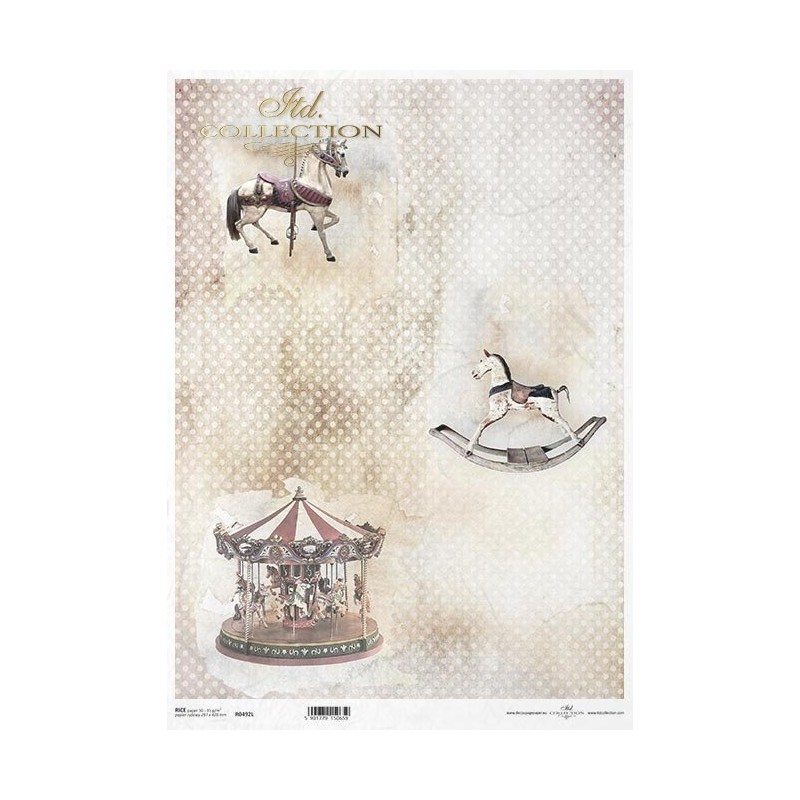 Ριζόχαρτο decoupage ITD 29,5 X 42 R0095L