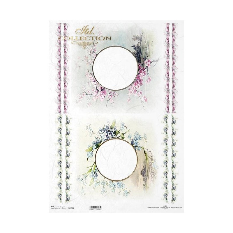 Ριζόχαρτο decoupage ITD 29,5 X 42 R0095L