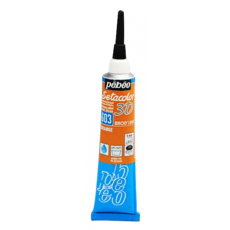 Περίγραμμα setacolor 3D PEBEO 20ml  orange 557603