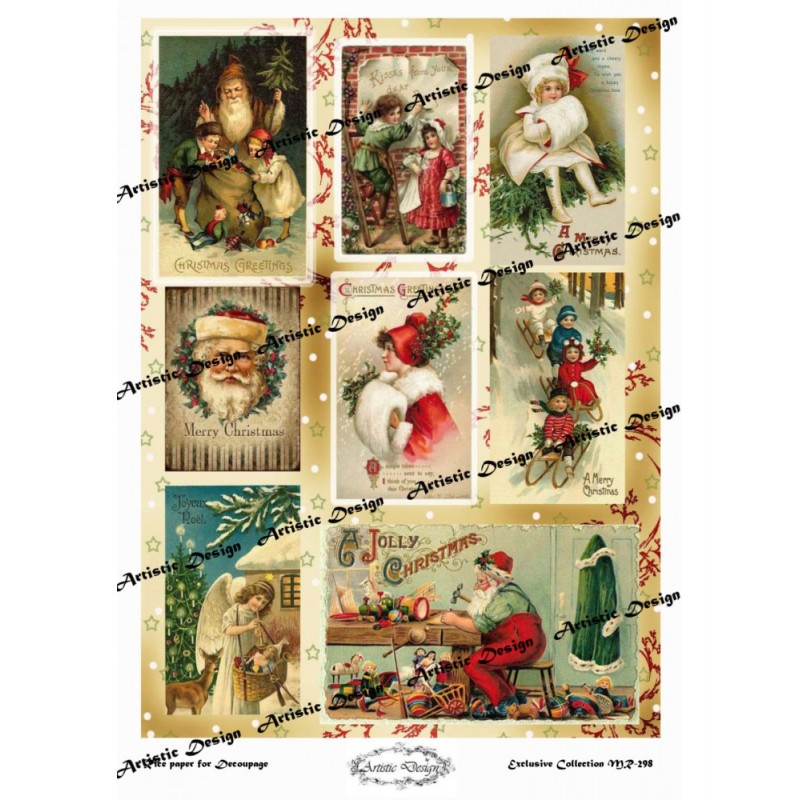 Ριζόχαρτο Decoupage  Artistic Design A3 MR-498