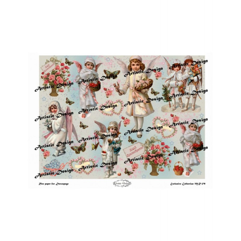 Ριζόχαρτο Decoupage  Artistic Design A3 MR-498