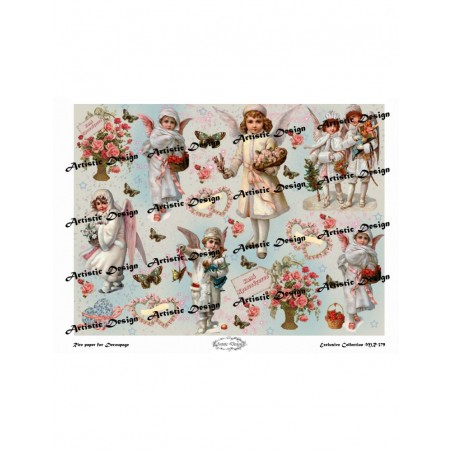 Ριζόχαρτο Decoupage  Artistic Design A3 MR-498