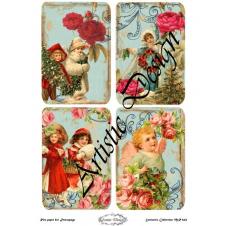 Ριζόχαρτο Decoupage  Artistic Design A3 MR-498