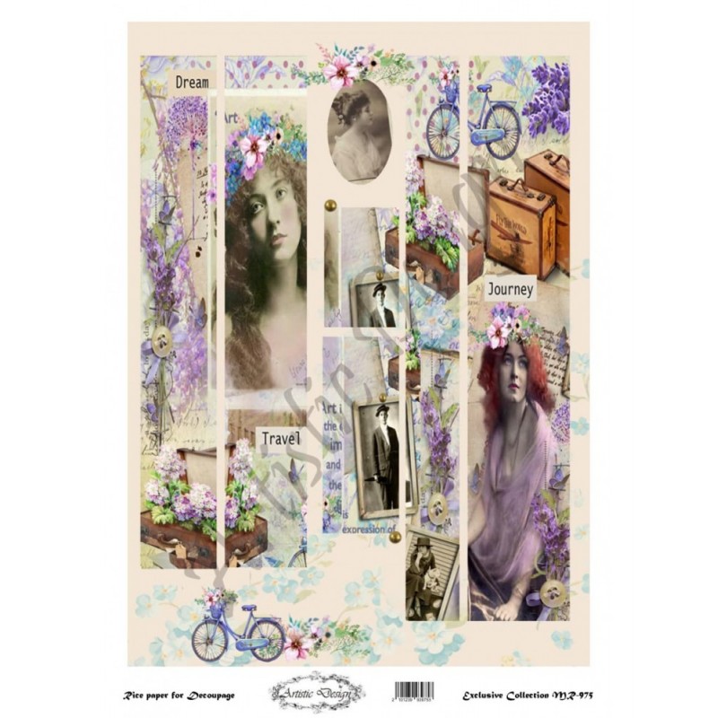 Ριζόχαρτο Decoupage  Artistic Design A3 MR-498