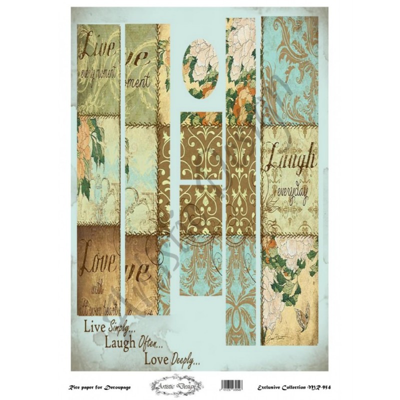 Ριζόχαρτο Decoupage  Artistic Design A3 MR-498