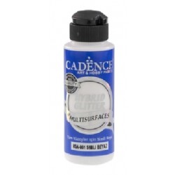 Υβριδικό ακρυλικό glitter white gold 120 ml Cadence HSA001