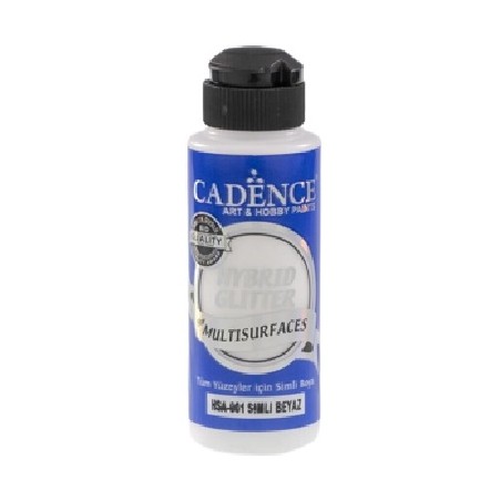 Υβριδικό ακρυλικό glitter white gold 120 ml Cadence HSA001