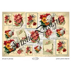 Ριζόχαρτο Decoupage  Artistic Design A3 MR-444