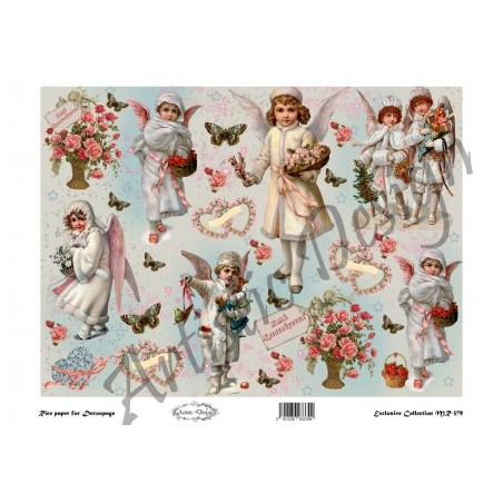 Ριζόχαρτο Decoupage  Artistic Design A3 MR-498